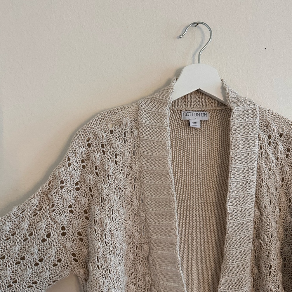 cotton on cardigan sweater